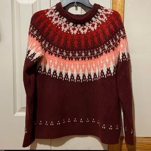 Wine colored sweater from Sonoma Goods for Life. Size M.